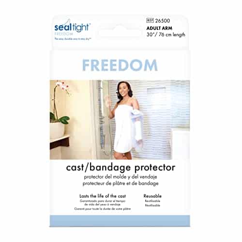 Brownmed Seal Tight Freedom Universal Cast & Bandage Protector Adult Arm Cast Protector for Shower & Swimming Reusable, Waterproof Cast Shower Cover Adult Arm