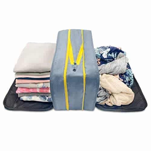 Biaggi Ultimate Compression ZipCube Set of Expandable Travel Organizer Bags for Suitcases, Lightweight Packing Cubes for Women & Men's Travel Accessories